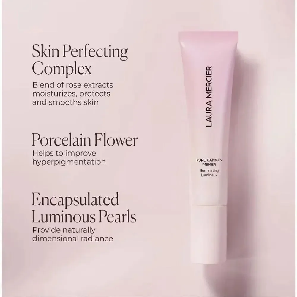 LAURA MERCIER - NIB Pure Canvas Primer in Illuminating, .5 fl. oz.